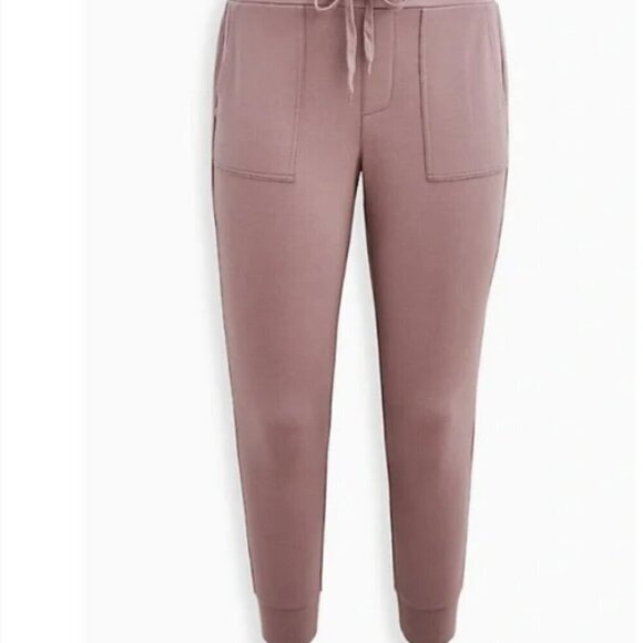 TORRID Classic Fit Super Soft Fleece Mauve/Purple Joggers size 3X - Picture 6 of 14